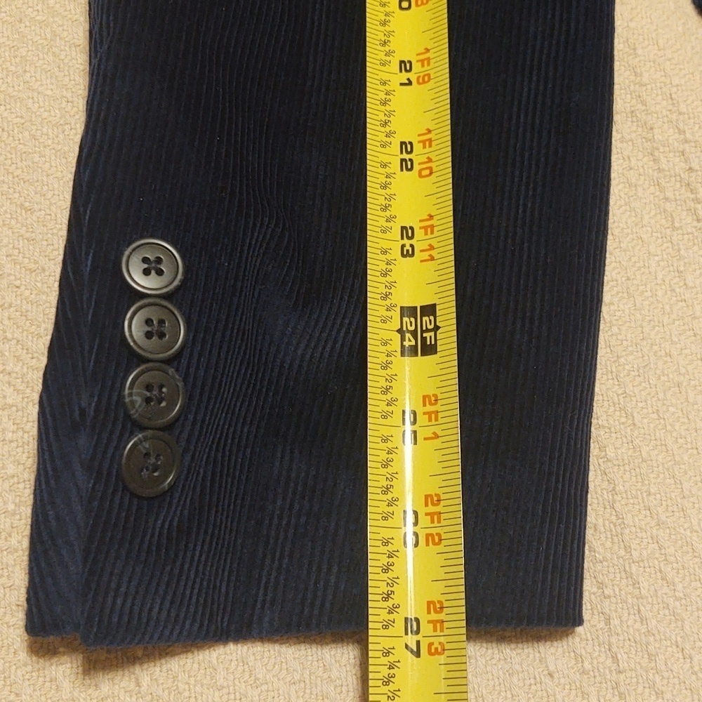 NWT Sadddlebred Navy Heritage Corduroy Sports Coat 44L - Picture 9 of 11
